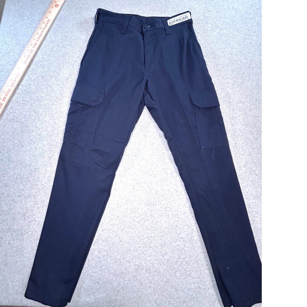 Cintas ComfortFLEX Cargo Pants Mens 28x27 Navy Blue Good Workwear Utility 270-20
